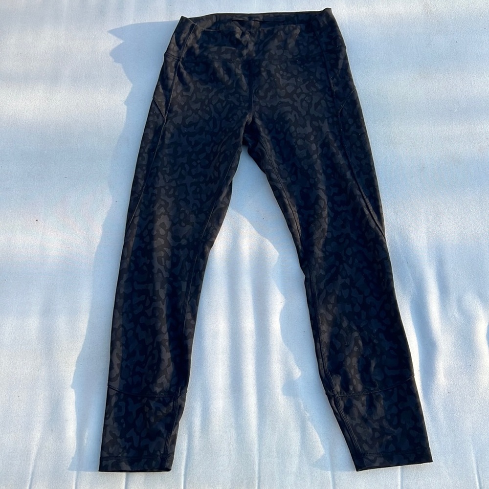 Lululemon Leopard Print Leggins